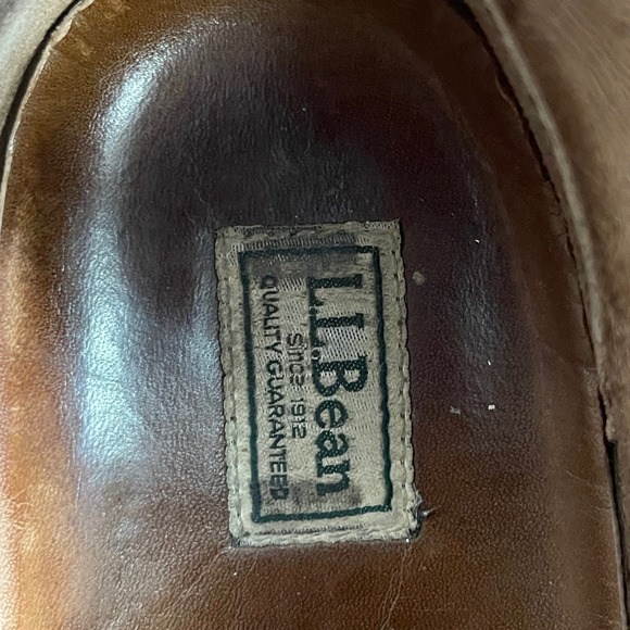 L L Bean Chukka Ankle Boots Burgundy Leather Lace up Men\'s‎ Size 11 M